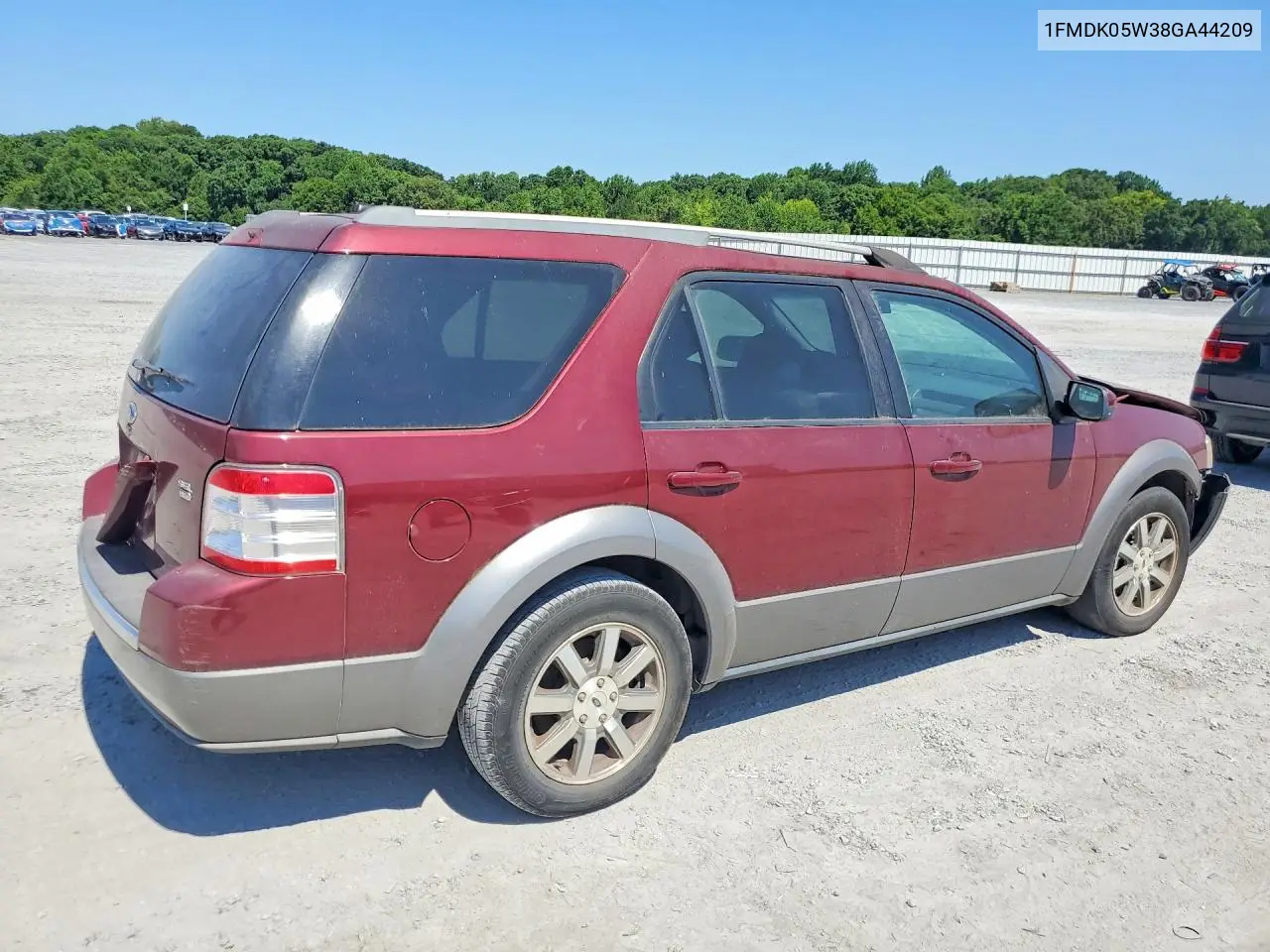 2008 Ford Taurus X Sel VIN: 1FMDK05W38GA44209 Lot: 61064636