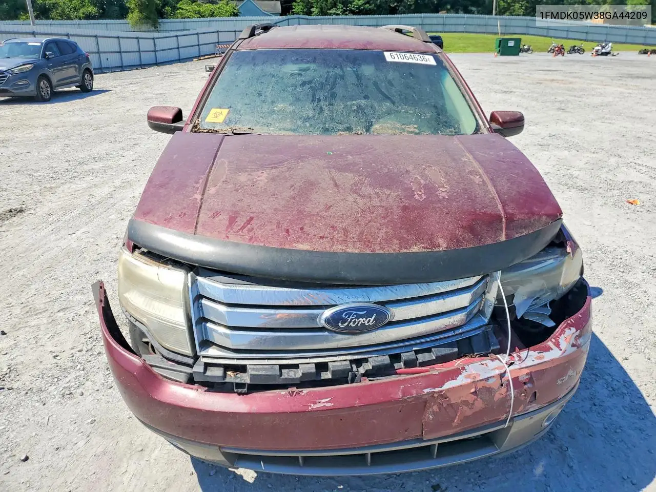 2008 Ford Taurus X Sel VIN: 1FMDK05W38GA44209 Lot: 61064636