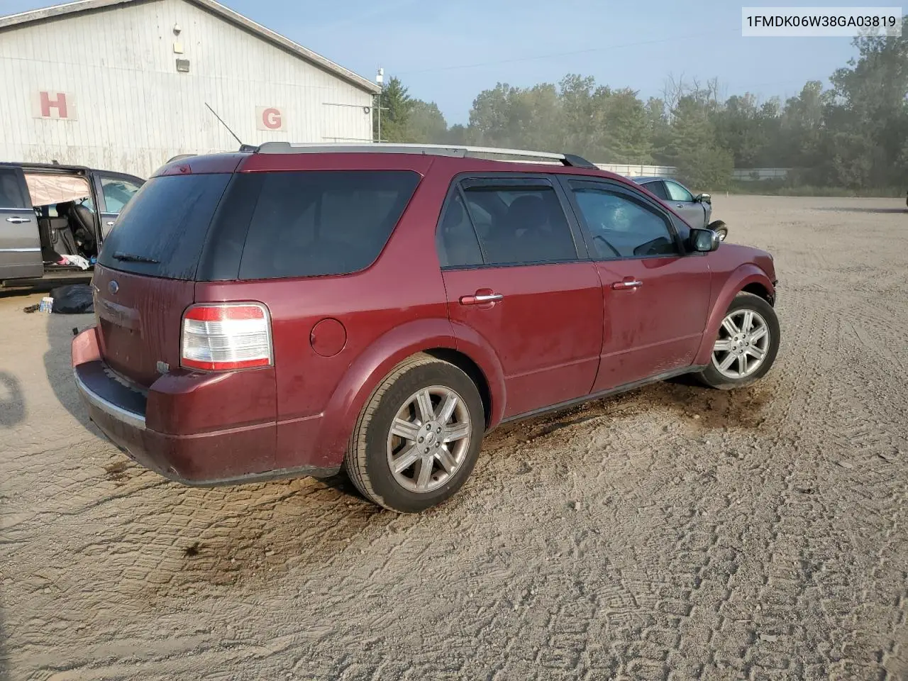 2008 Ford Taurus X Limited VIN: 1FMDK06W38GA03819 Lot: 98365155