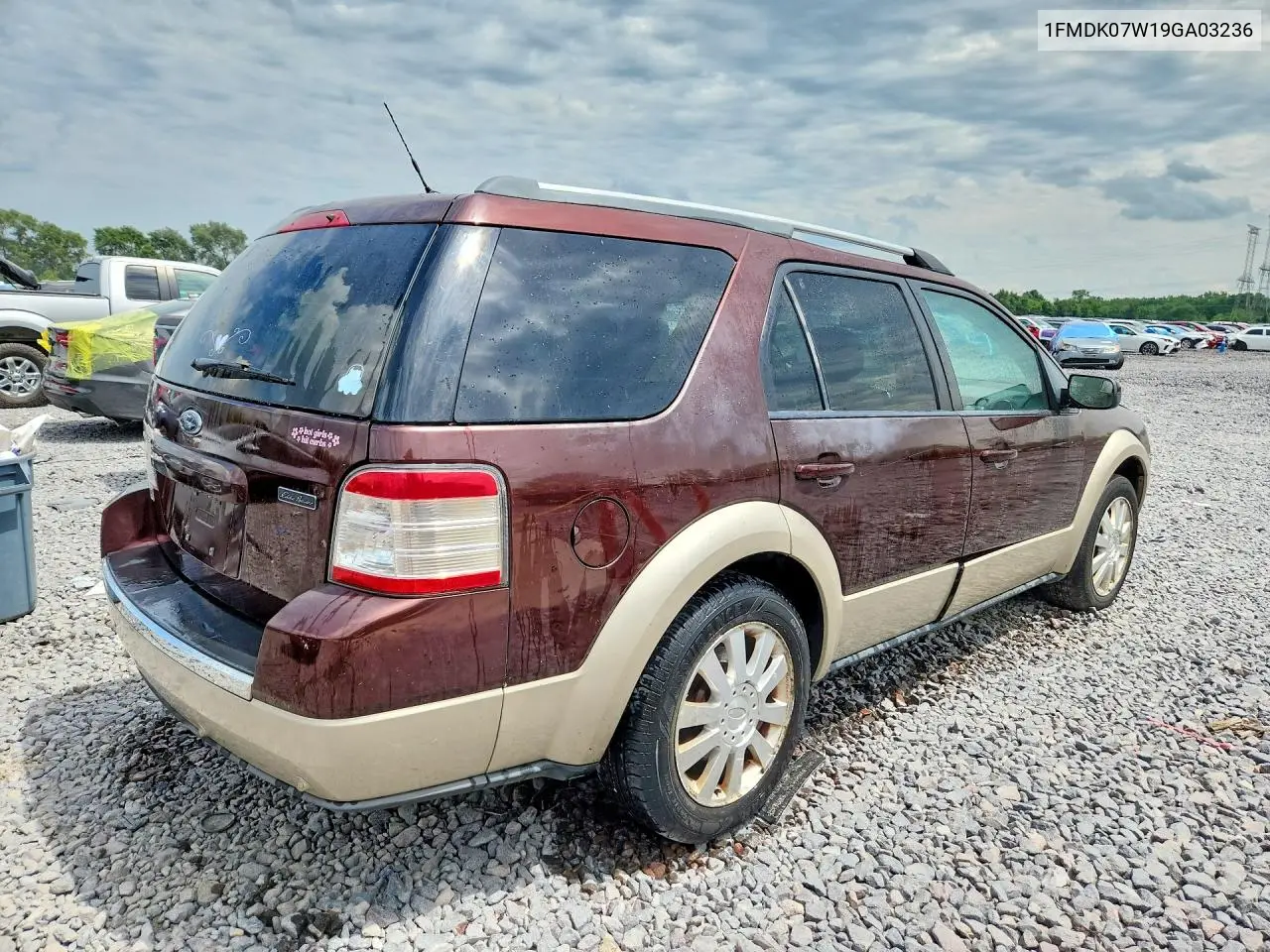 2009 Ford Taurus X Eddie Bauer VIN: 1FMDK07W19GA03236 Lot: 59835426