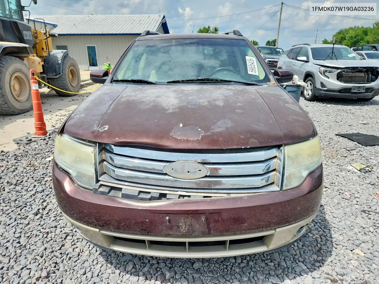 2009 Ford Taurus X Eddie Bauer VIN: 1FMDK07W19GA03236 Lot: 59835426