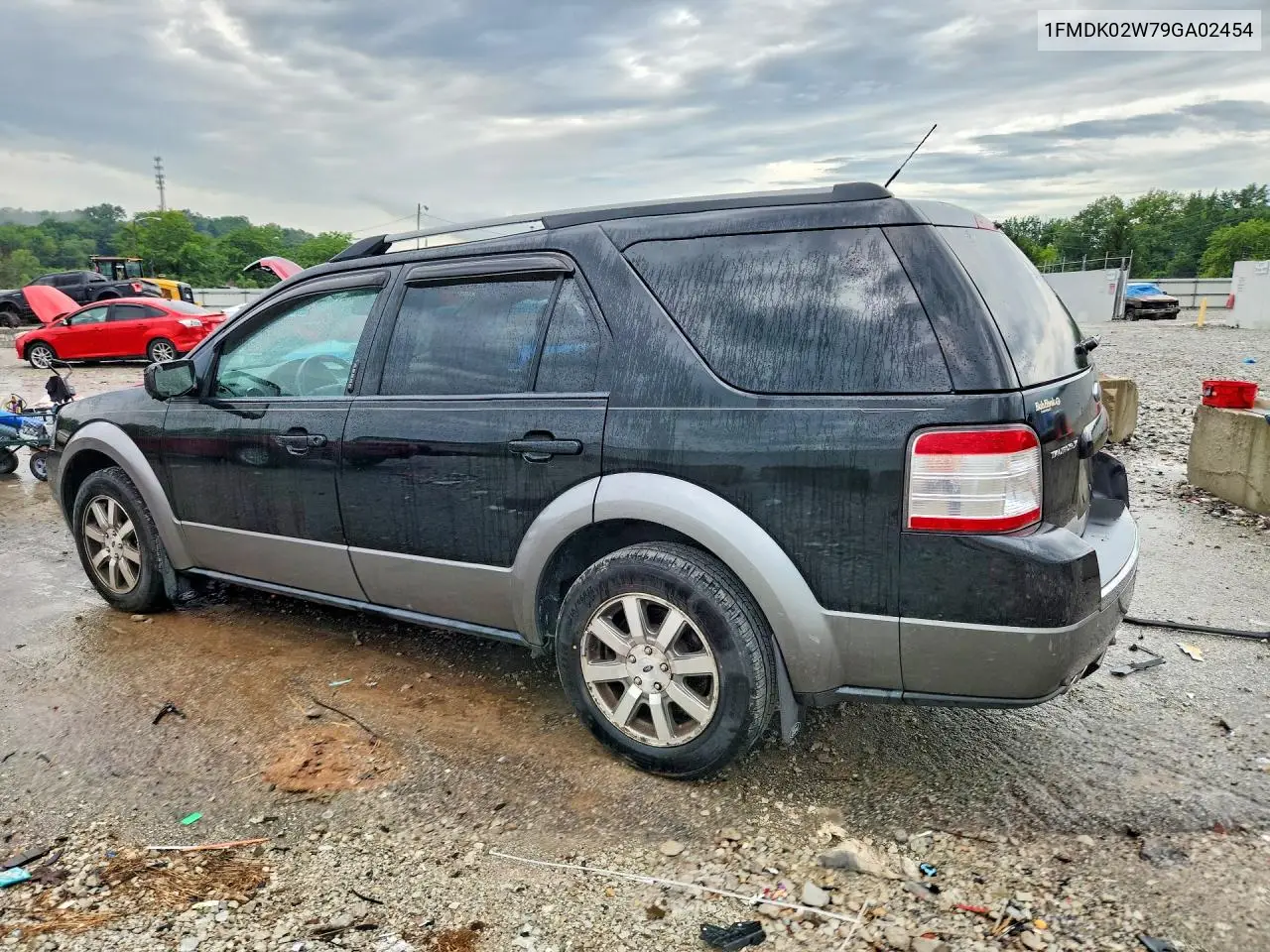 2009 Ford Taurus X Sel VIN: 1FMDK02W79GA02454 Lot: 60249756