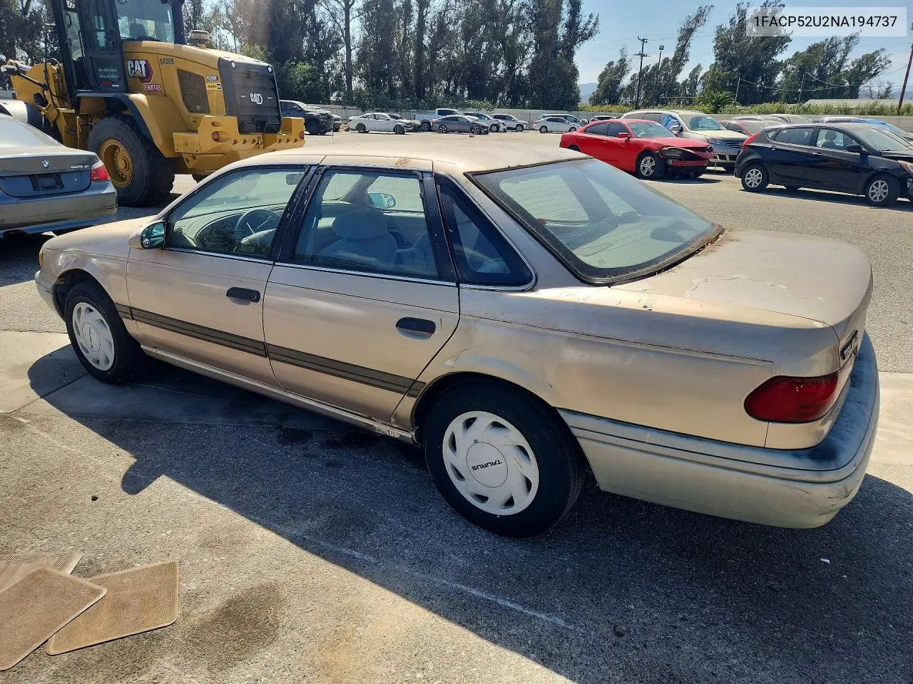 1992 Ford Taurus Gl VIN: 1FACP52U2NA194737 Lot: 59049806