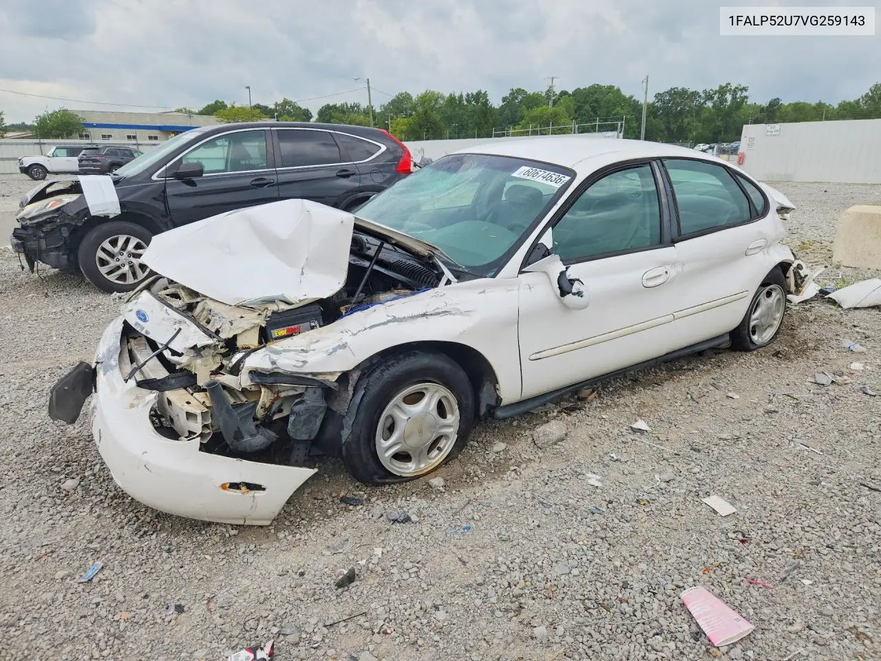 1997 Ford Taurus Gl VIN: 1FALP52U7VG259143 Lot: 60674636