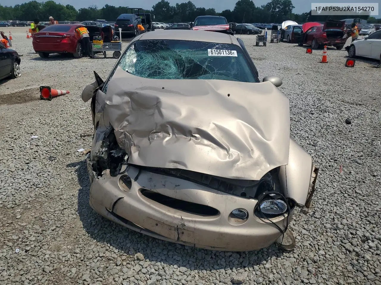 1999 Ford Taurus Se VIN: 1FAFP53U2XA154270 Lot: 61501136