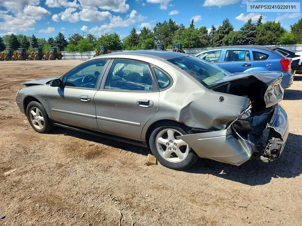 2001 Ford Taurus Se VIN: 1FAFP53241G220191 Lot: 57316066