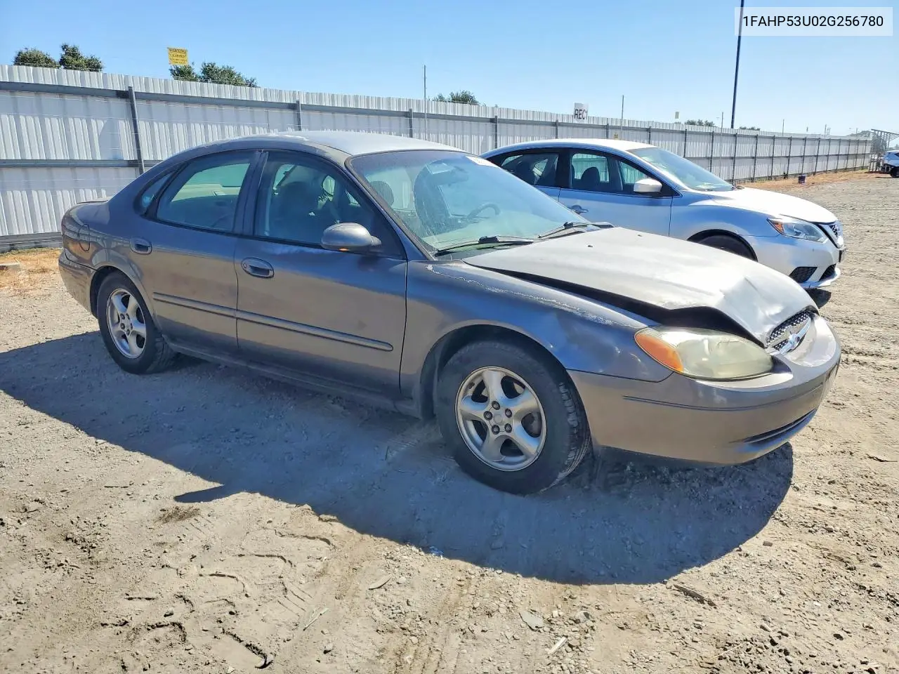 2002 Ford Taurus Se VIN: 1FAHP53U02G256780 Lot: 58320796