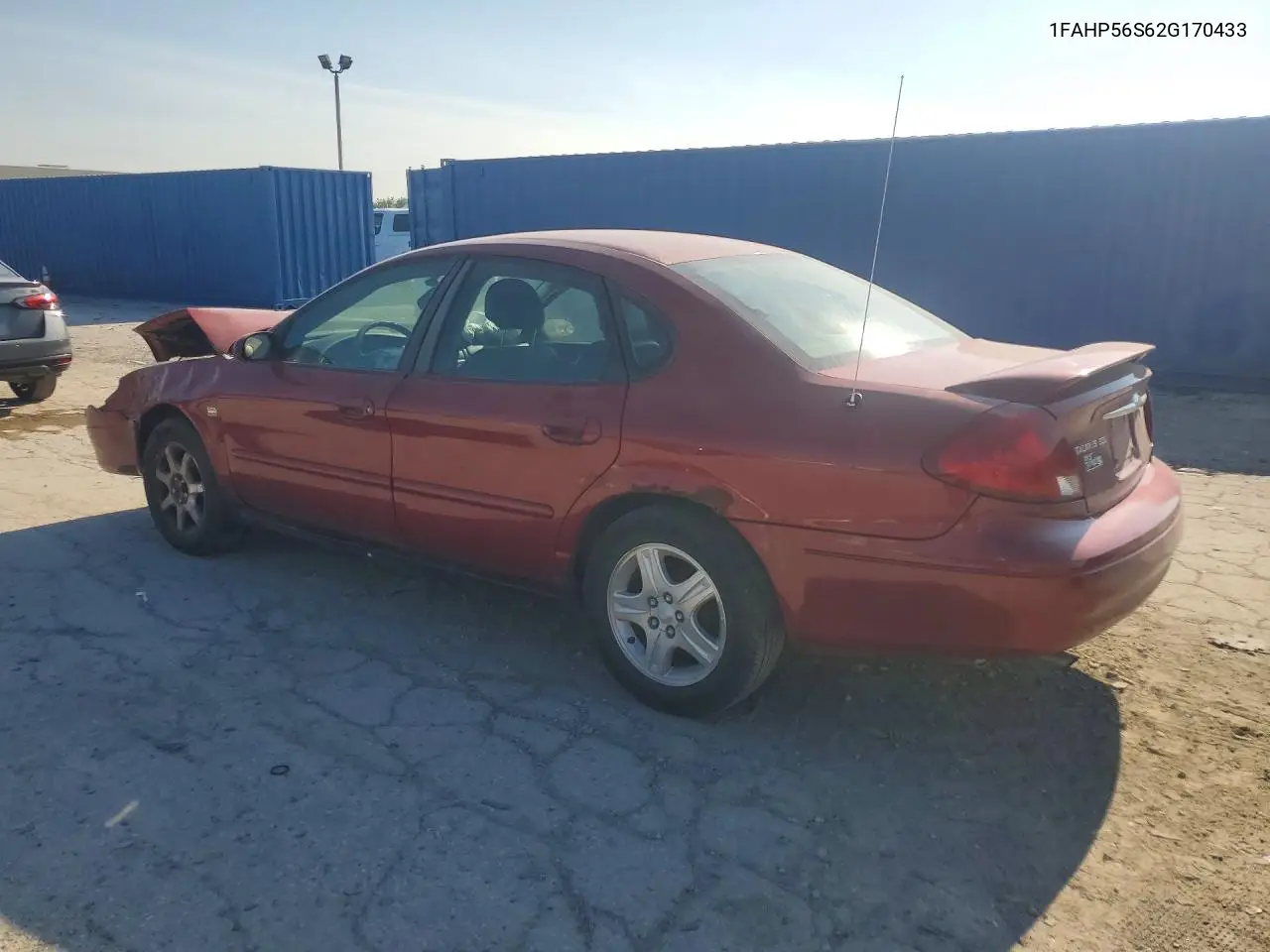 2002 Ford Taurus Sel VIN: 1FAHP56S62G170433 Lot: 60742576