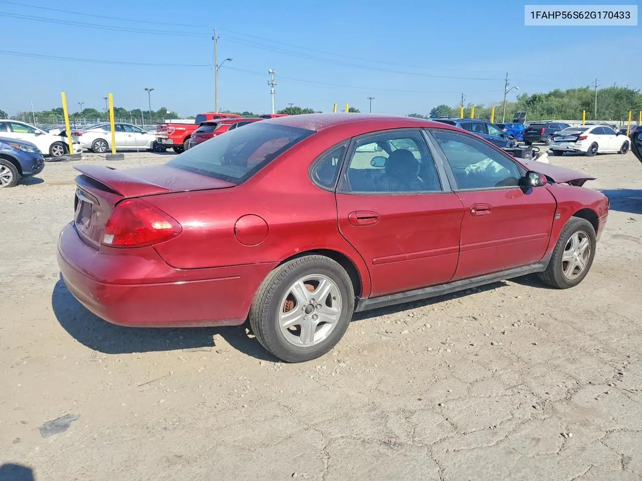 2002 Ford Taurus Sel VIN: 1FAHP56S62G170433 Lot: 60742576