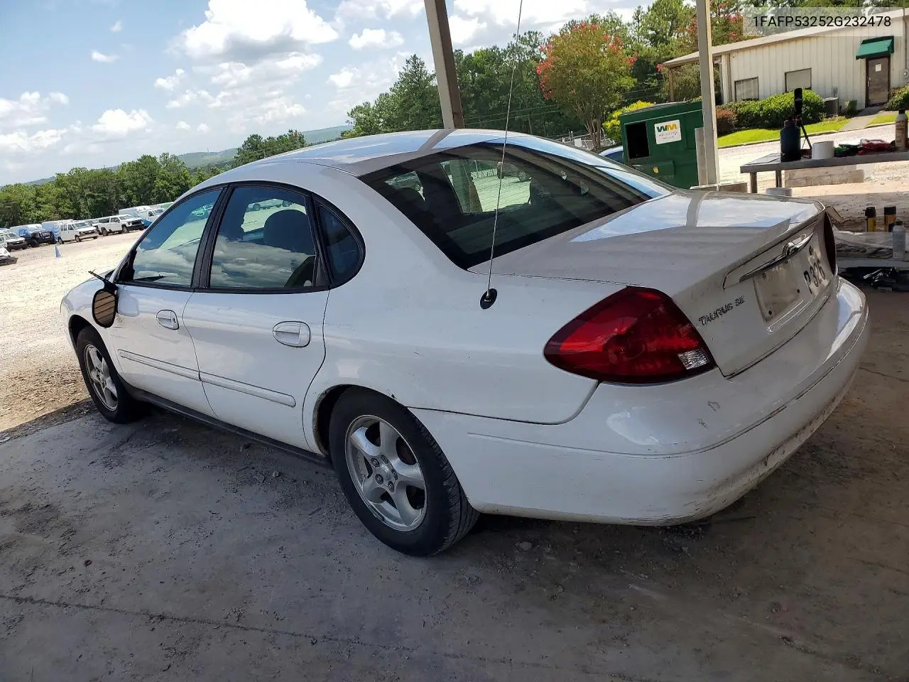 2002 Ford Taurus Se VIN: 1FAFP53252G232478 Lot: 61146806