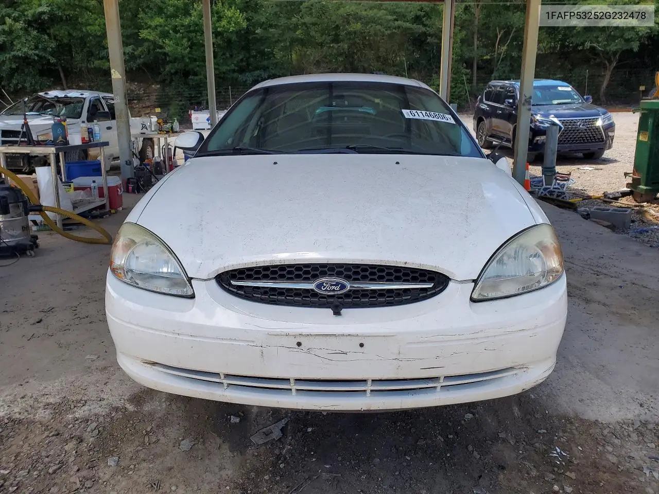 2002 Ford Taurus Se VIN: 1FAFP53252G232478 Lot: 61146806