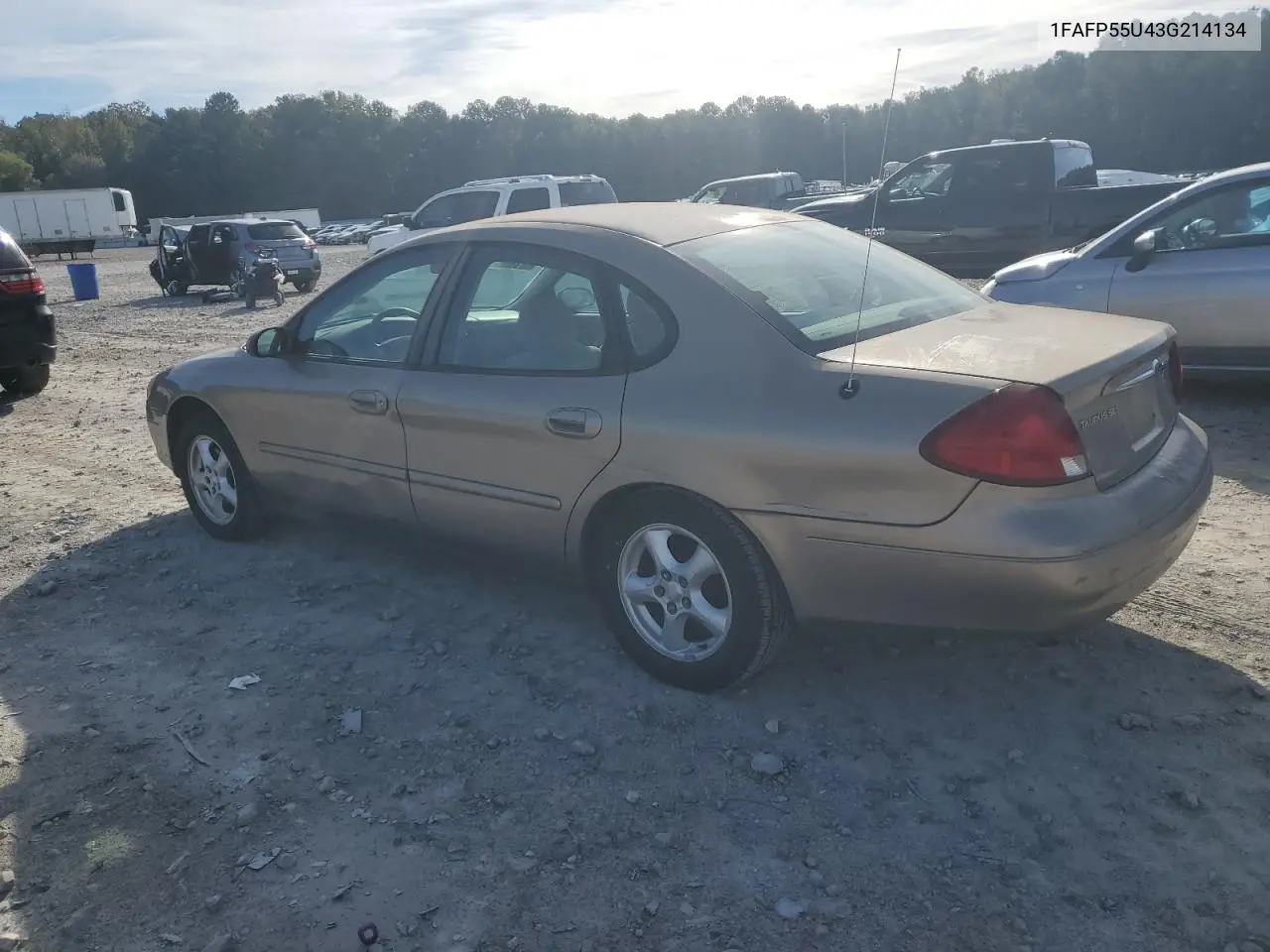 1FAFP55U43G214134 2003 Ford Taurus