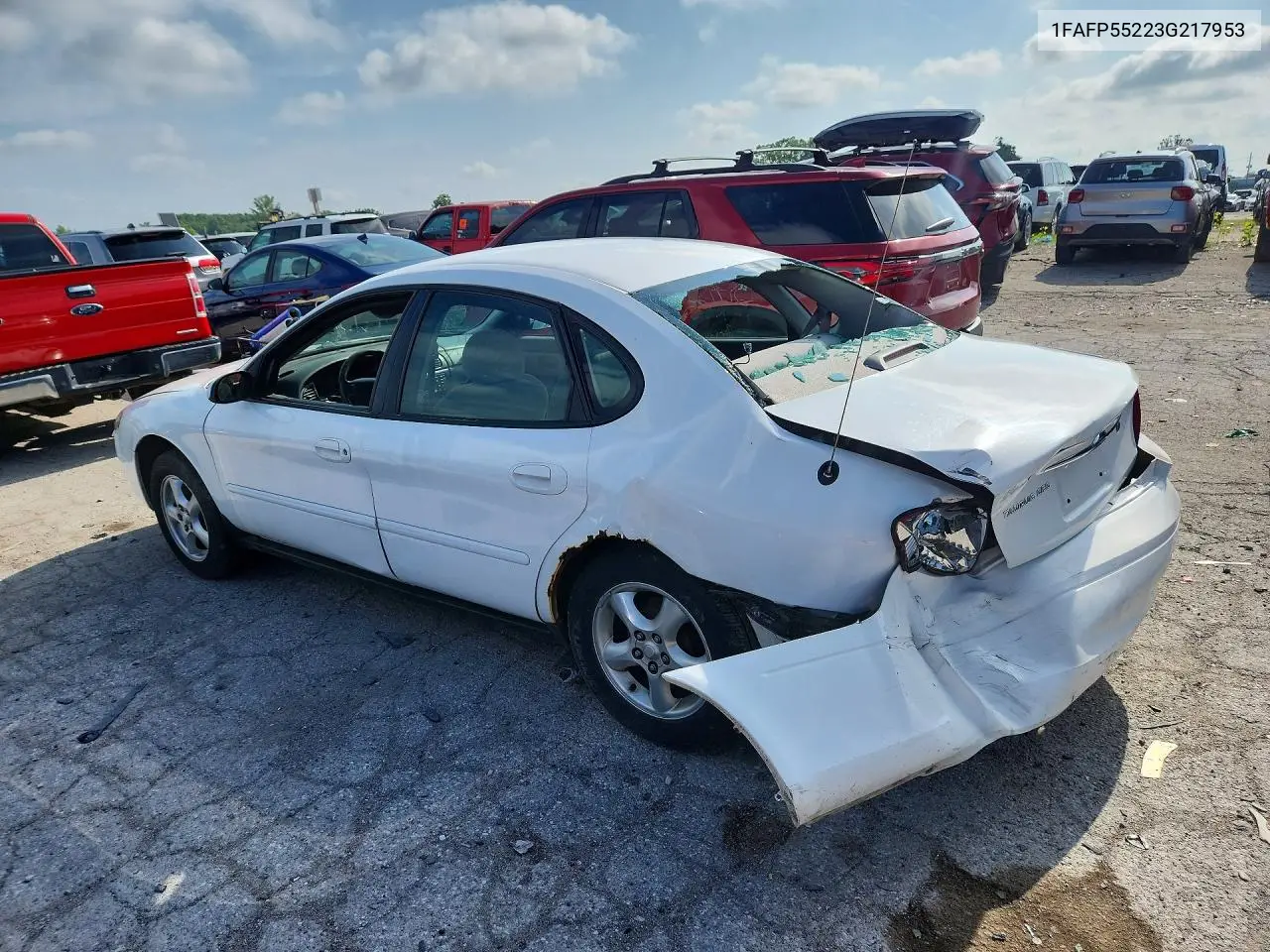 2003 Ford Taurus Ses VIN: 1FAFP55223G217953 Lot: 58981516