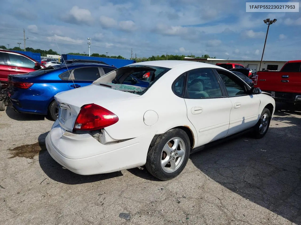 2003 Ford Taurus Ses VIN: 1FAFP55223G217953 Lot: 58981516