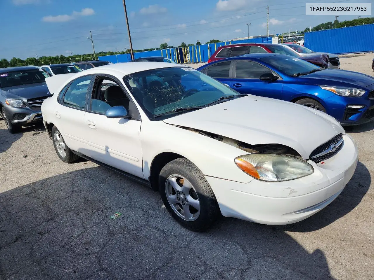 2003 Ford Taurus Ses VIN: 1FAFP55223G217953 Lot: 58981516