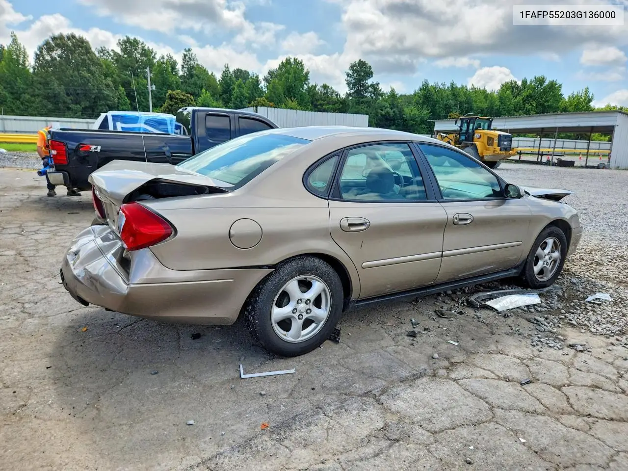 2003 Ford Taurus Ses VIN: 1FAFP55203G136000 Lot: 60094926