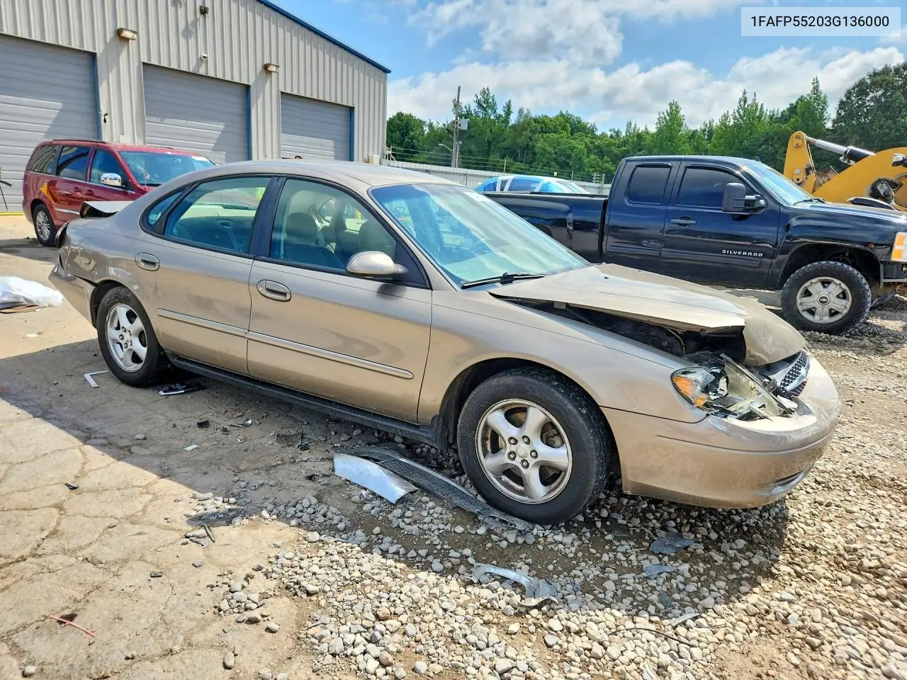 2003 Ford Taurus Ses VIN: 1FAFP55203G136000 Lot: 60094926