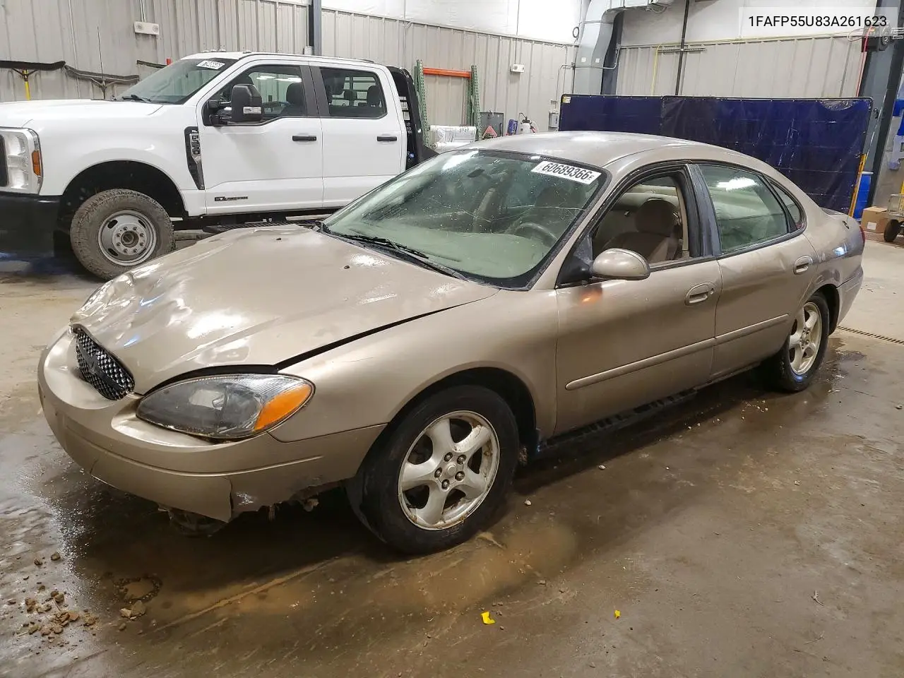 2003 Ford Taurus Ses VIN: 1FAFP55U83A261623 Lot: 60689366