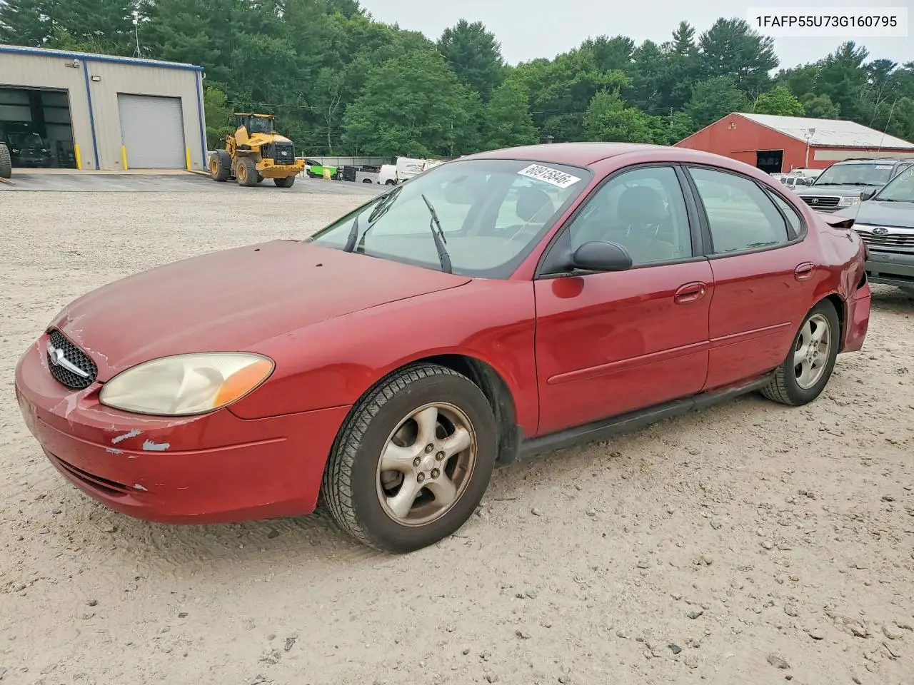 2003 Ford Taurus Ses VIN: 1FAFP55U73G160795 Lot: 60915846