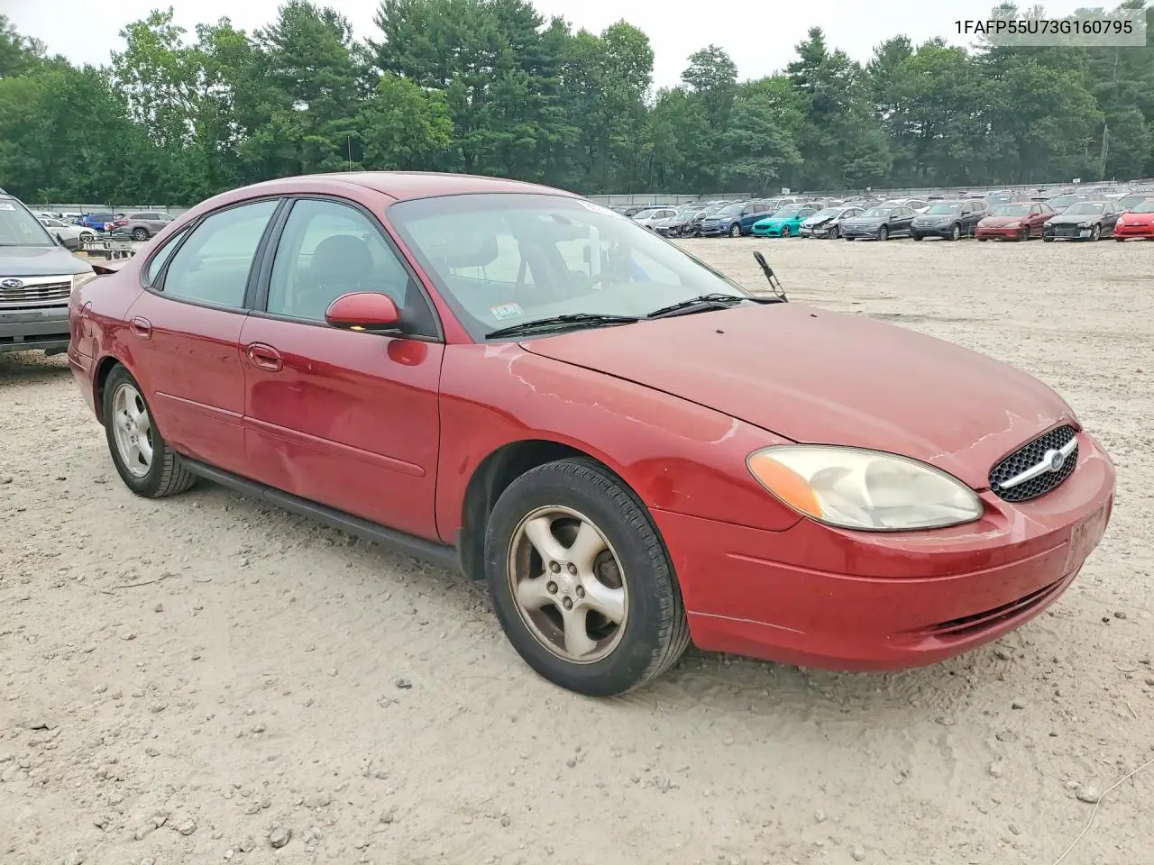 2003 Ford Taurus Ses VIN: 1FAFP55U73G160795 Lot: 60915846