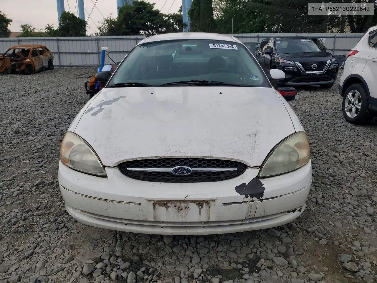 2003 Ford Taurus Ses VIN: 1FAFP55213G229642 Lot: 61845396