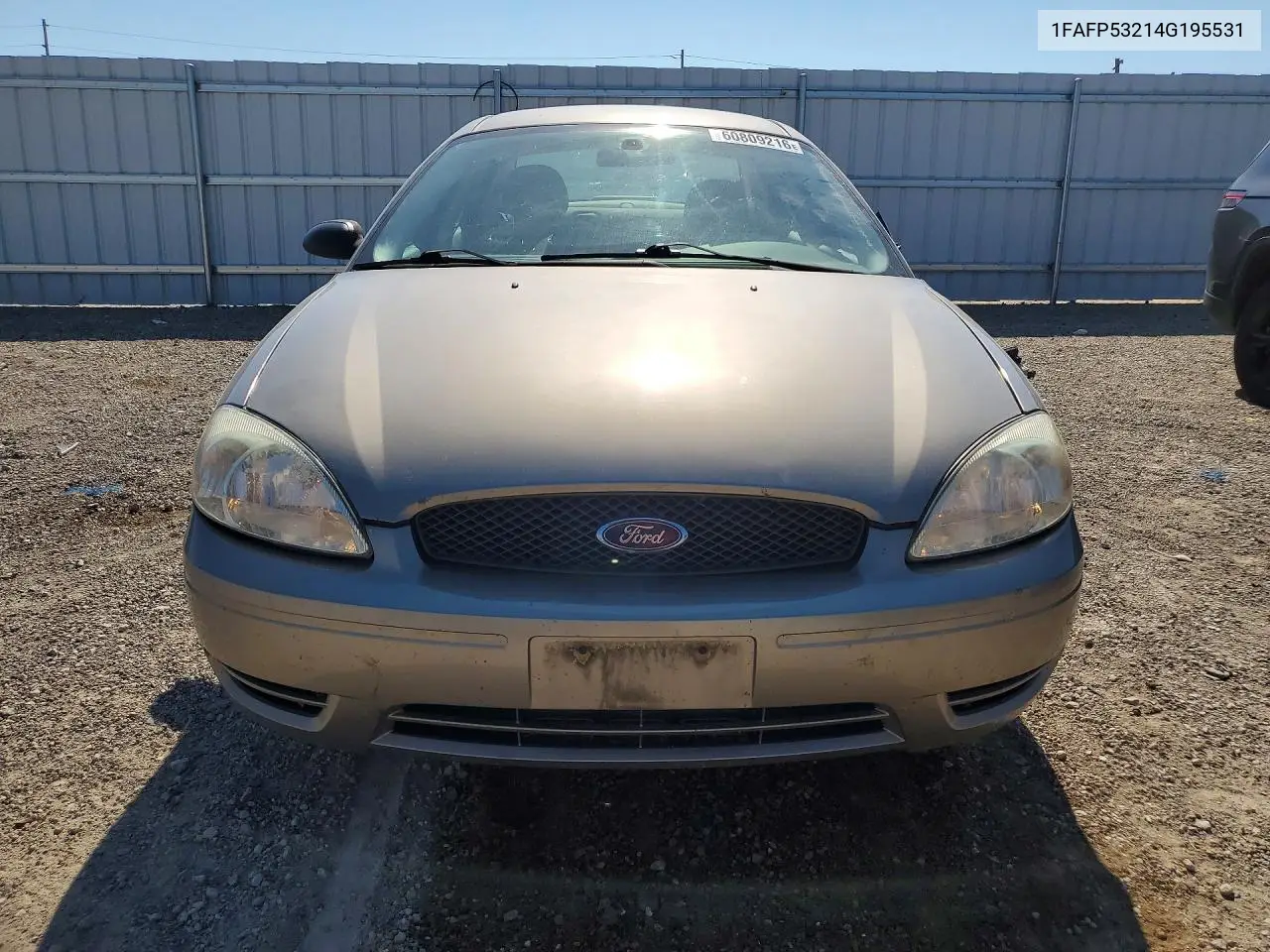 2004 Ford Taurus Se VIN: 1FAFP53214G195531 Lot: 60809216
