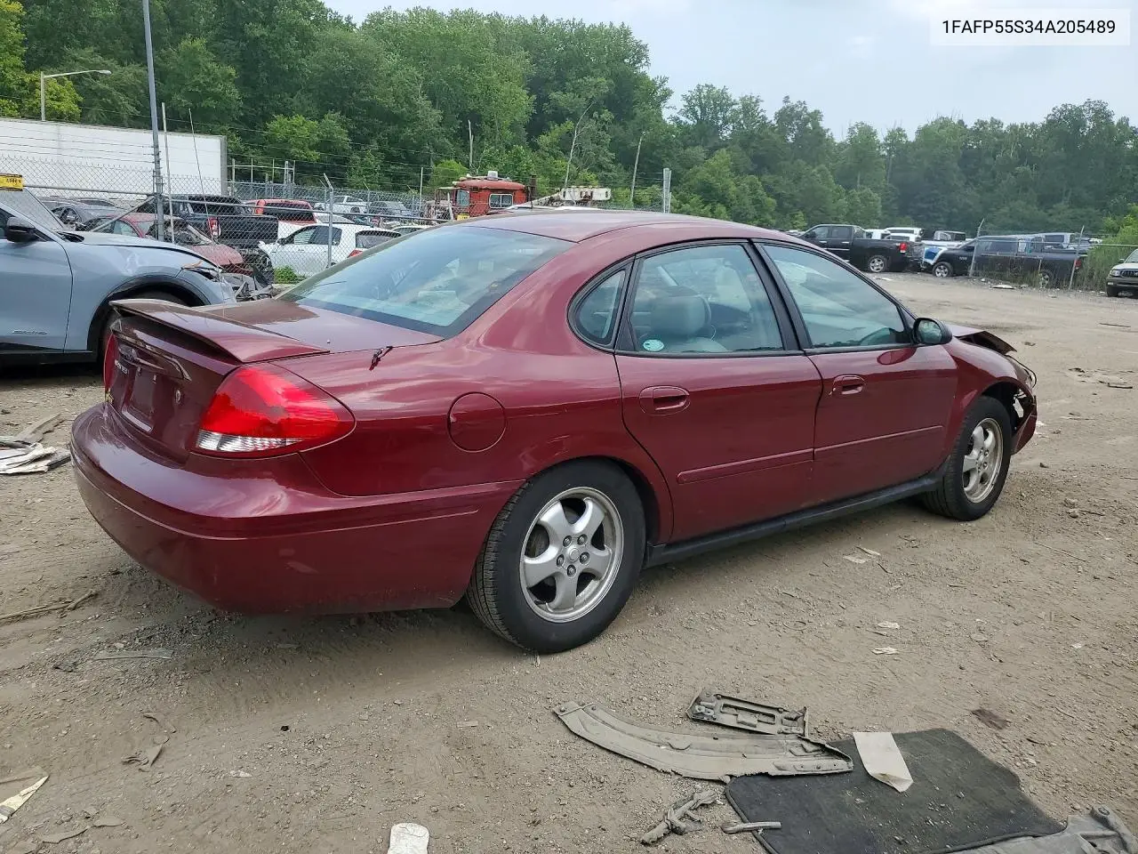 2004 Ford Taurus Ses VIN: 1FAFP55S34A205489 Lot: 61570696