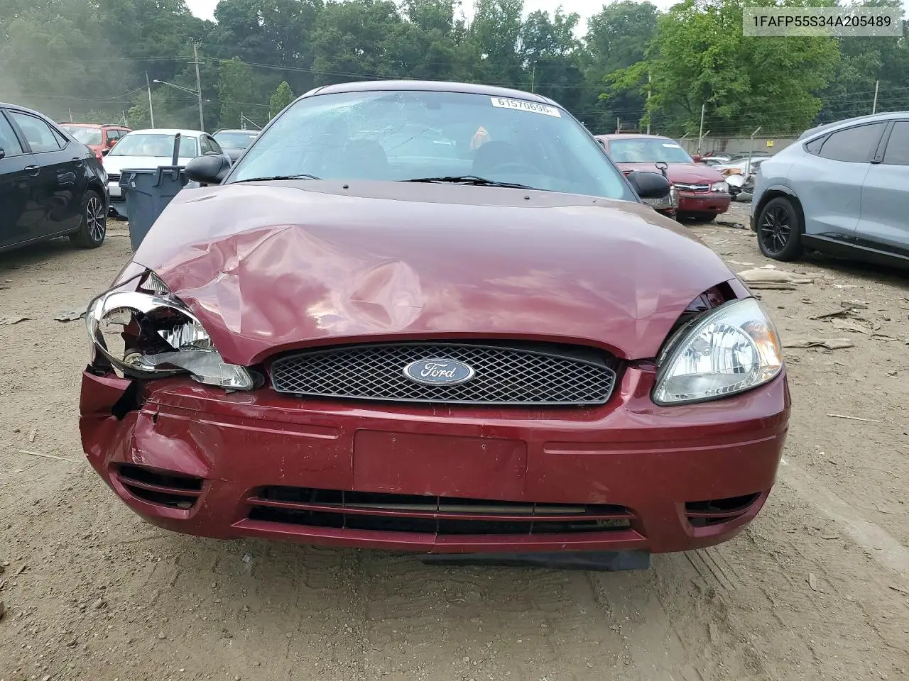 2004 Ford Taurus Ses VIN: 1FAFP55S34A205489 Lot: 61570696