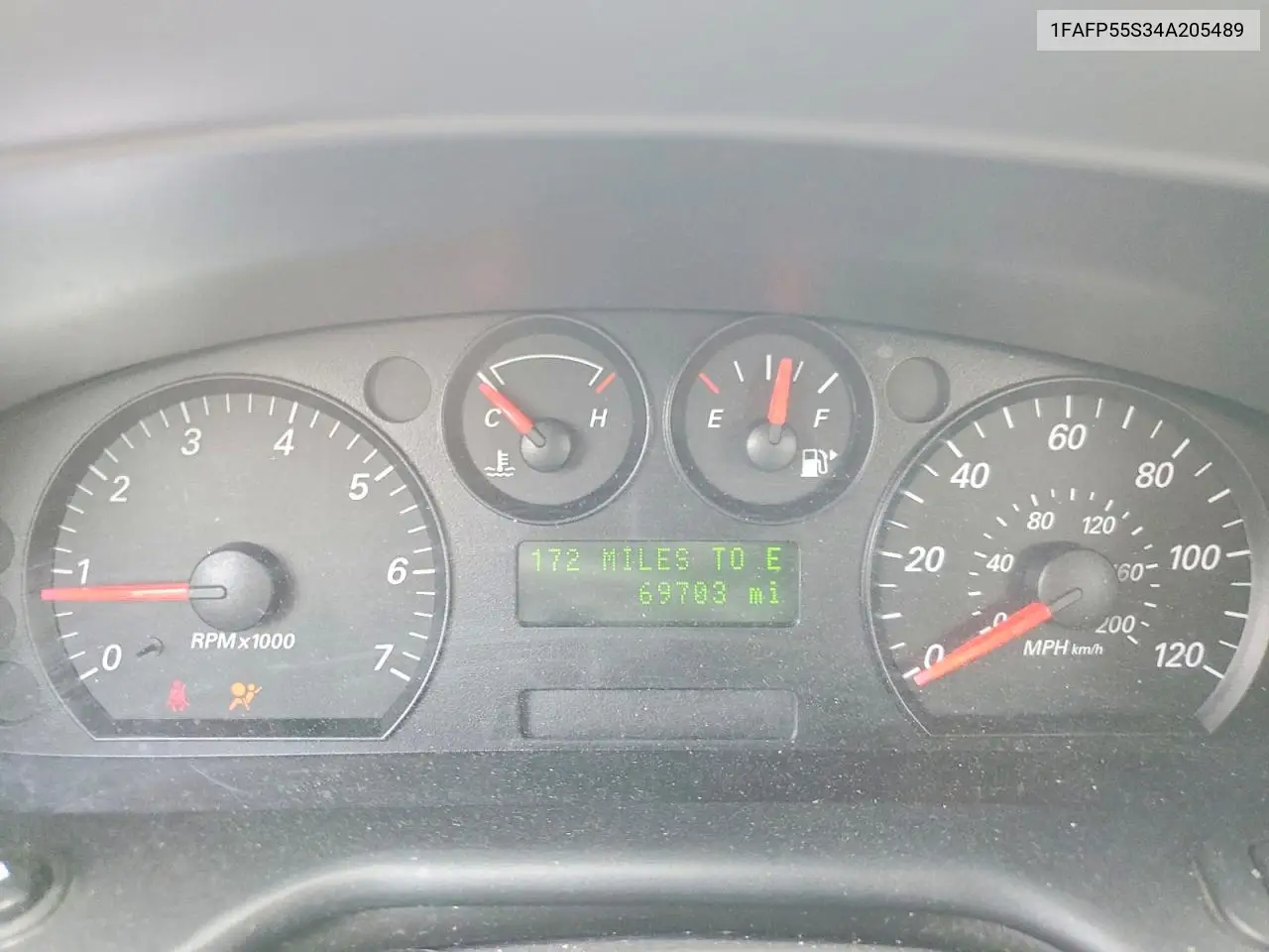 2004 Ford Taurus Ses VIN: 1FAFP55S34A205489 Lot: 61570696