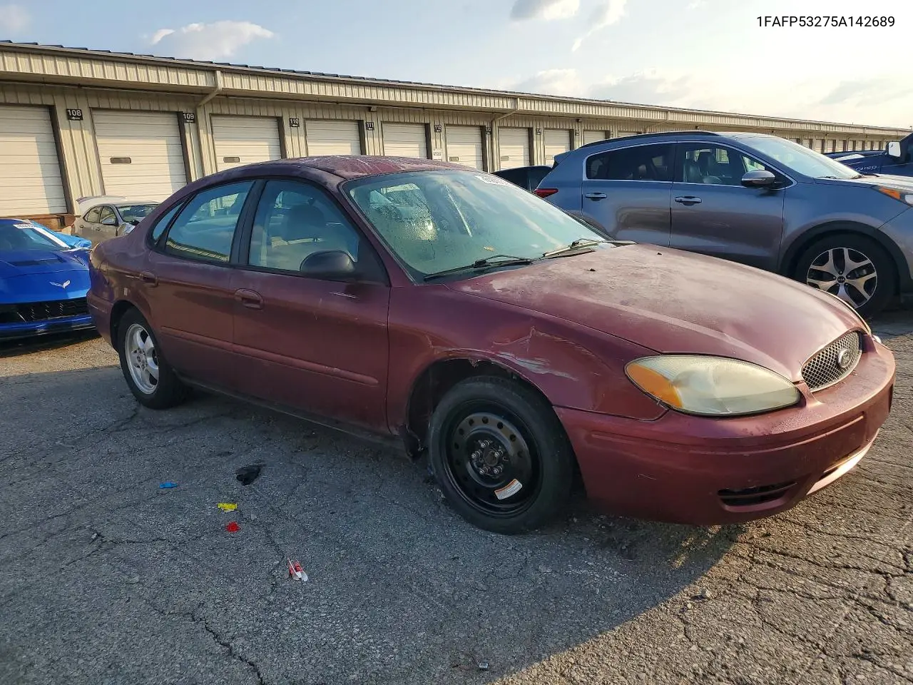2005 Ford Taurus Se VIN: 1FAFP53275A142689 Lot: 61840826
