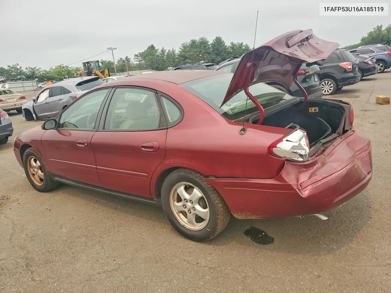 2006 Ford Taurus Se VIN: 1FAFP53U16A185119 Lot: 60478016