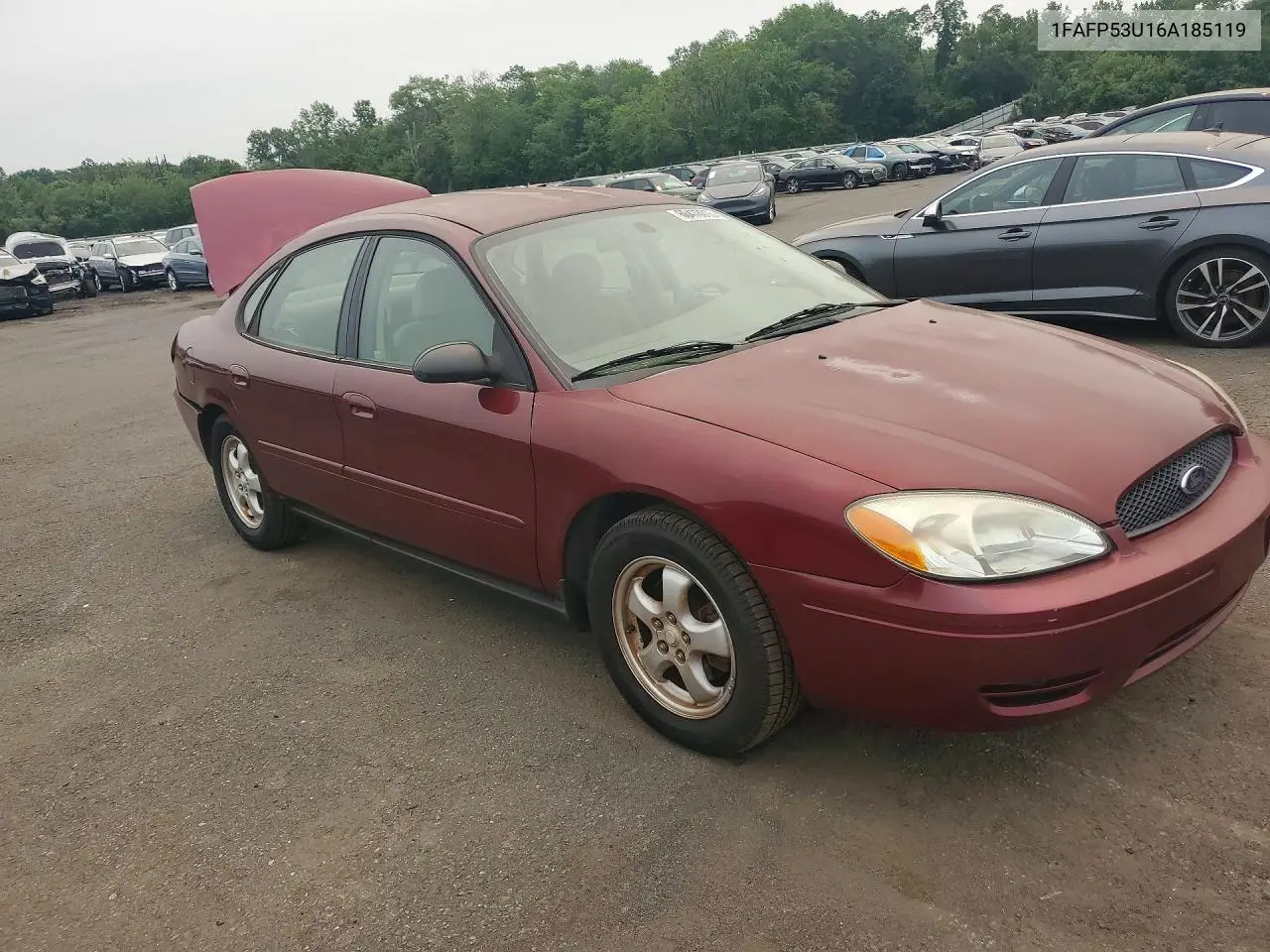 2006 Ford Taurus Se VIN: 1FAFP53U16A185119 Lot: 60478016