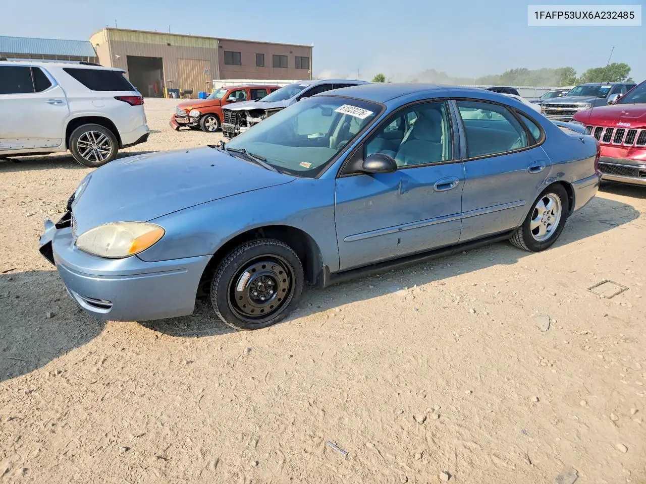 2006 Ford Taurus Se VIN: 1FAFP53UX6A232485 Lot: 61023276