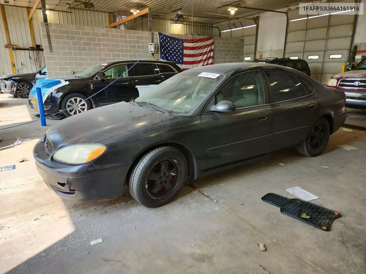 2006 Ford Taurus Se VIN: 1FAFP53U66A161916 Lot: 61082916