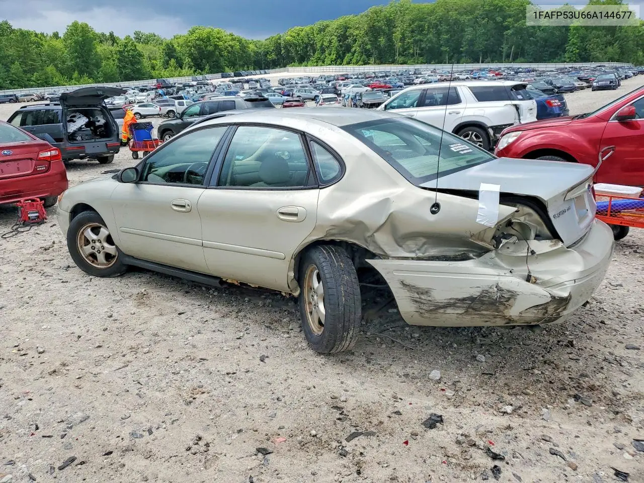 2006 Ford Taurus Se VIN: 1FAFP53U66A144677 Lot: 61891466