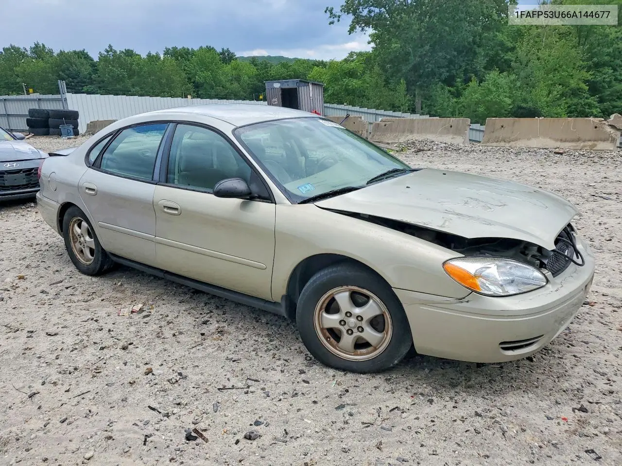 2006 Ford Taurus Se VIN: 1FAFP53U66A144677 Lot: 61891466