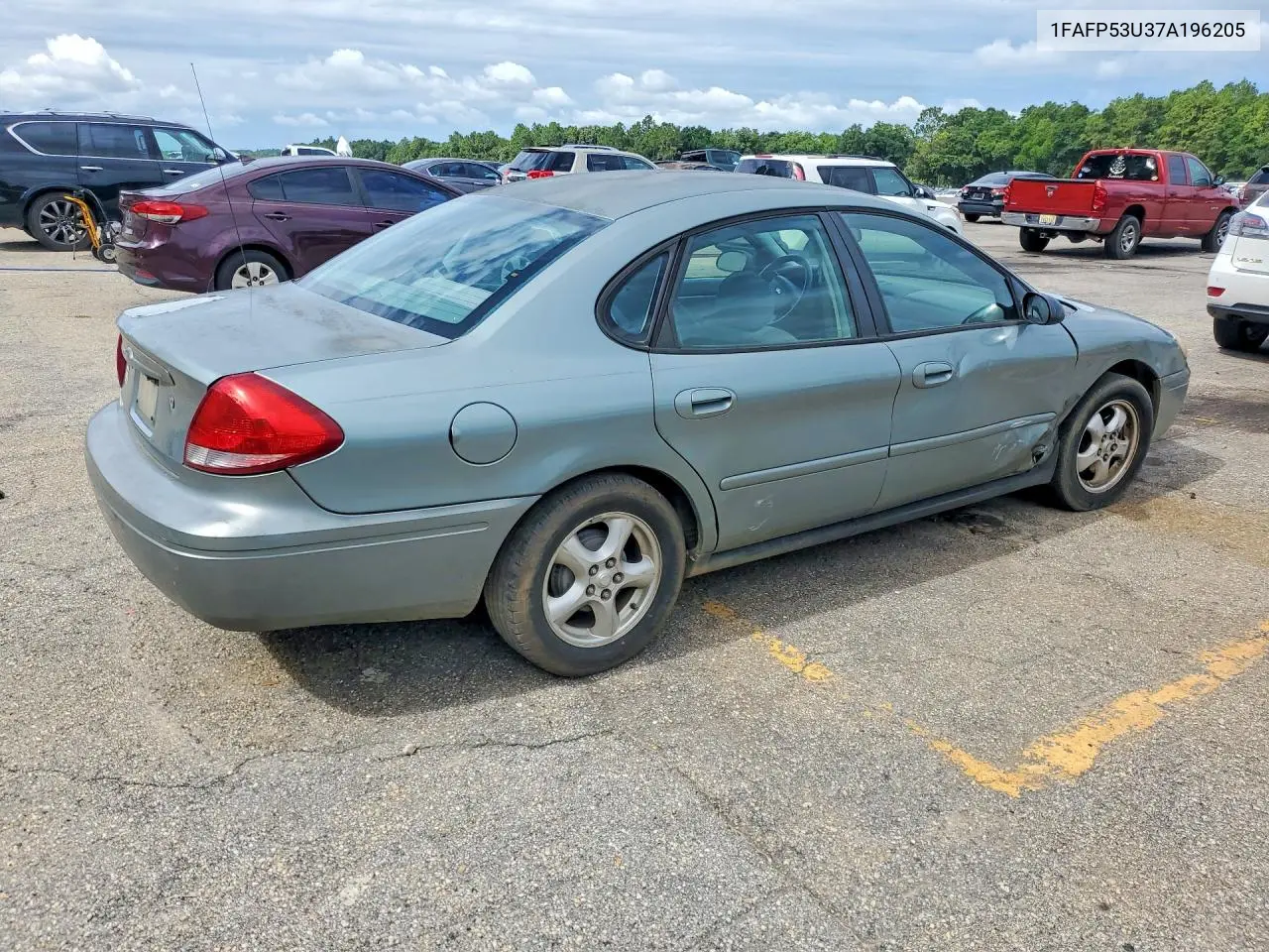 2007 Ford Taurus Se VIN: 1FAFP53U37A196205 Lot: 60842526