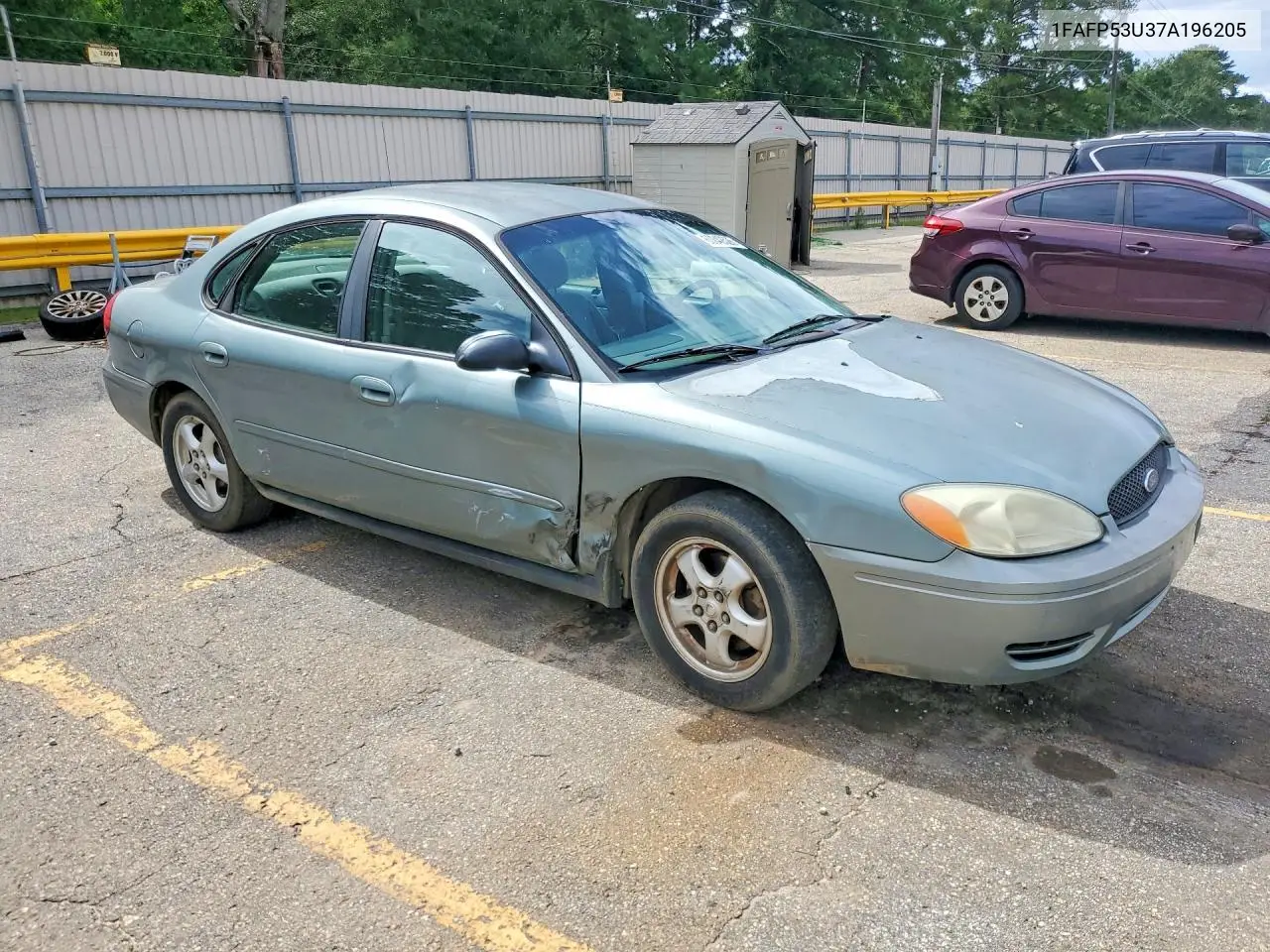 2007 Ford Taurus Se VIN: 1FAFP53U37A196205 Lot: 60842526