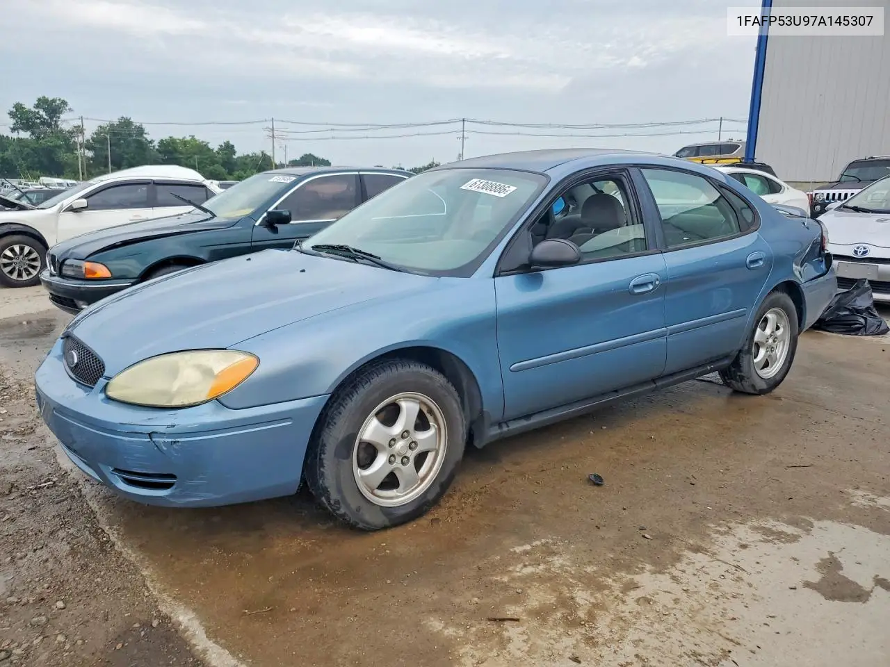 2007 Ford Taurus Se VIN: 1FAFP53U97A145307 Lot: 61308886