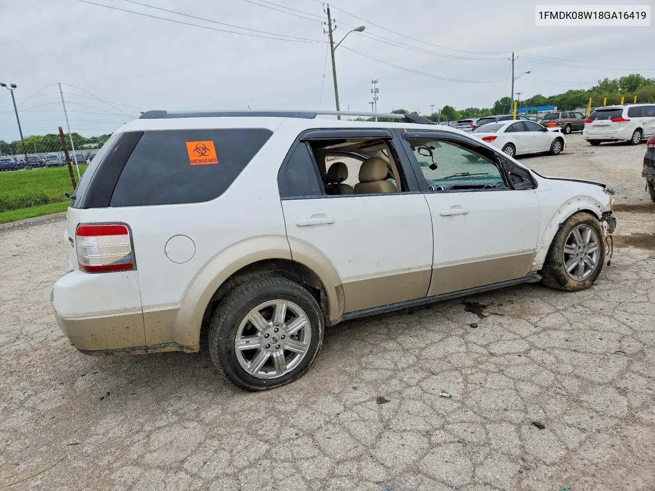 2008 Ford Taurus X Eddie Bauer VIN: 1FMDK08W18GA16419 Lot: 54771266