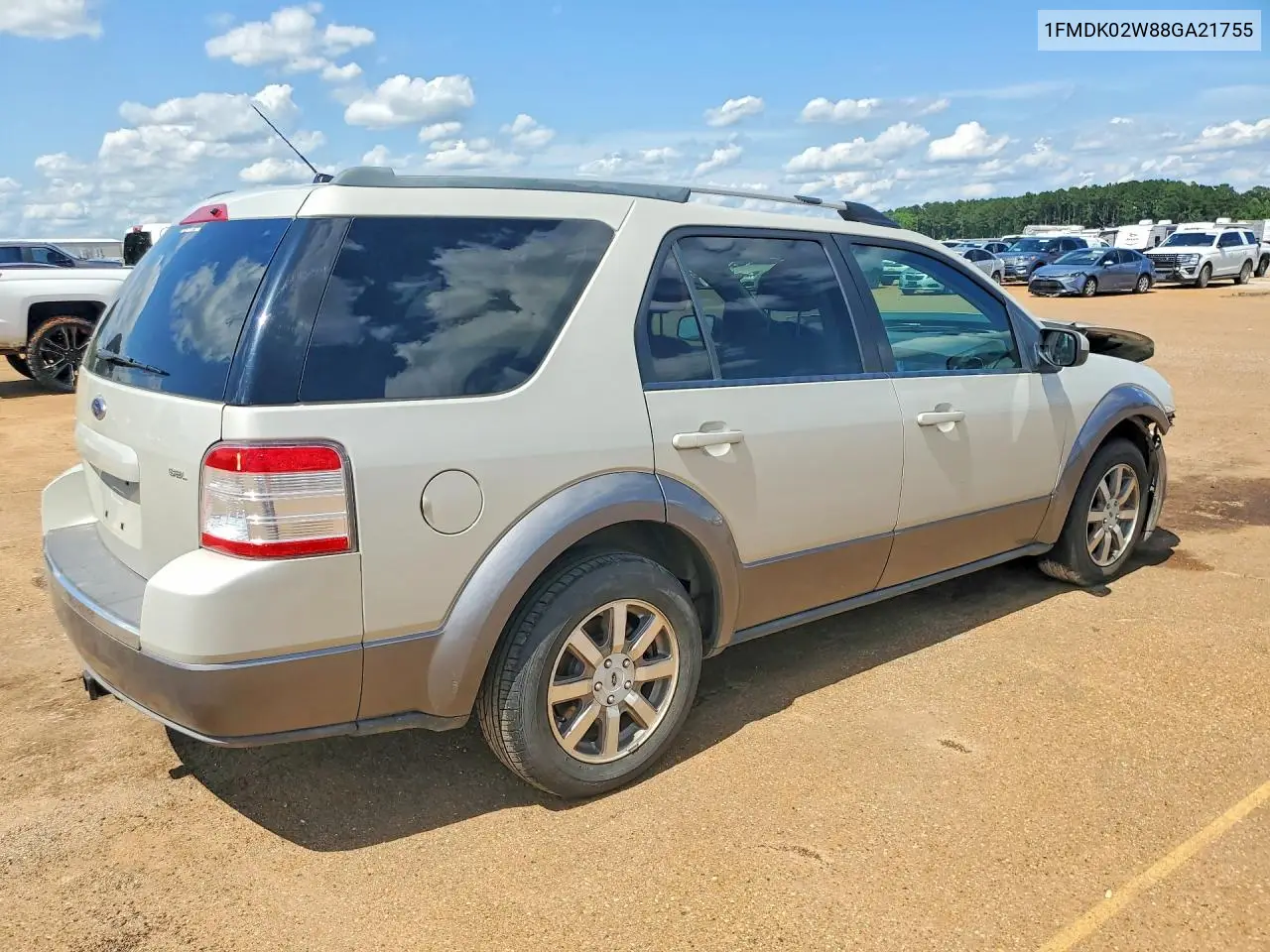 2008 Ford Taurus X Sel VIN: 1FMDK02W88GA21755 Lot: 55096216