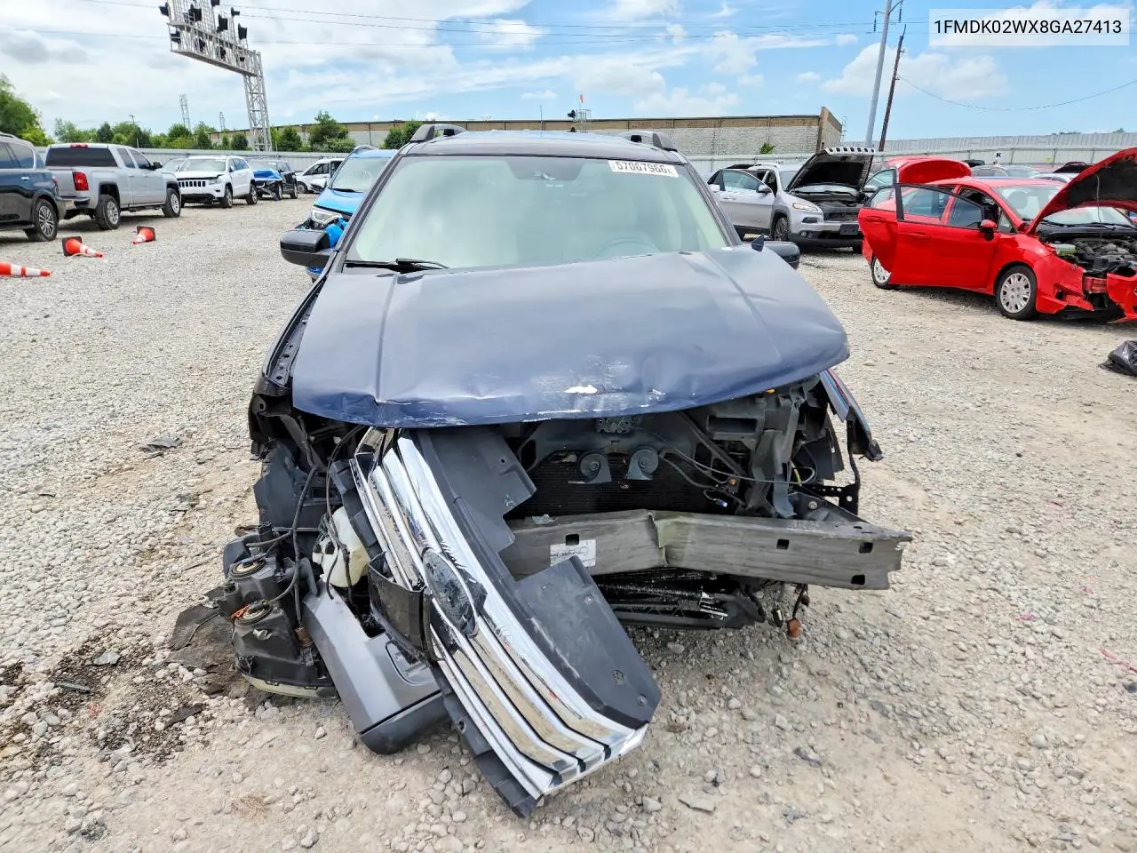 2008 Ford Taurus X Sel VIN: 1FMDK02WX8GA27413 Lot: 57067966