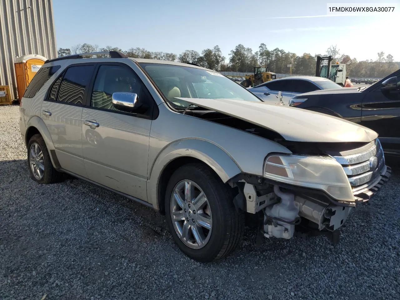 2008 Ford Taurus X Limited VIN: 1FMDK06WX8GA30077 Lot: 78369244