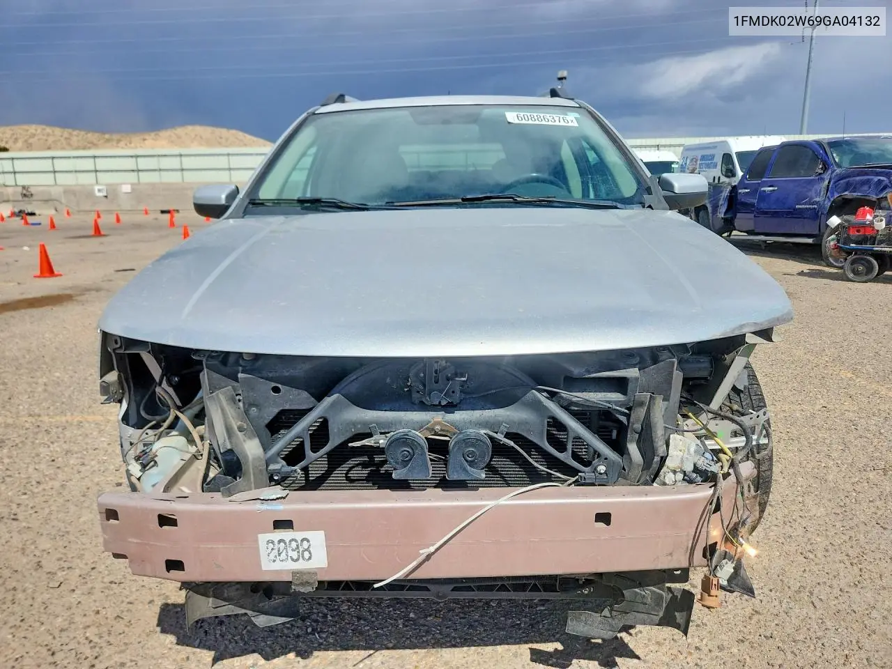 2009 Ford Taurus X Sel VIN: 1FMDK02W69GA04132 Lot: 60886376
