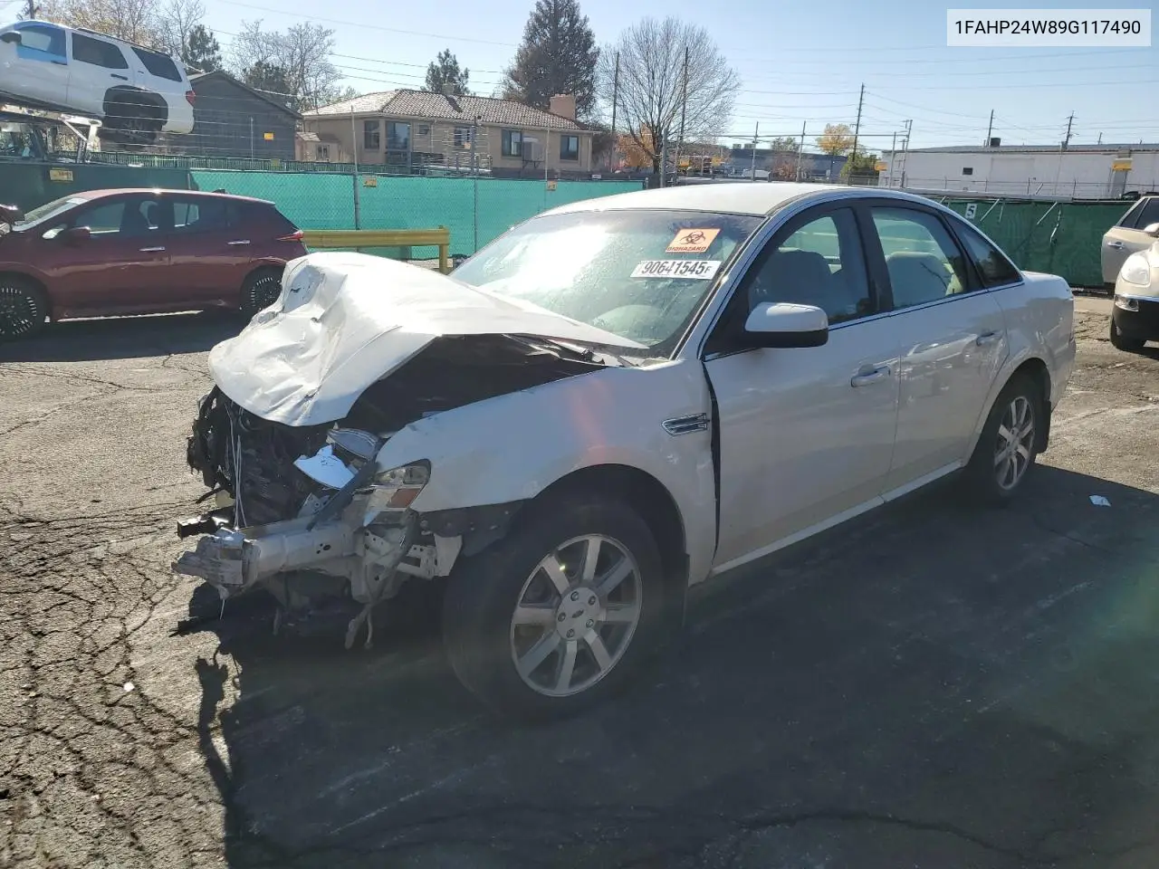 1FAHP24W89G117490 2009 Ford Taurus