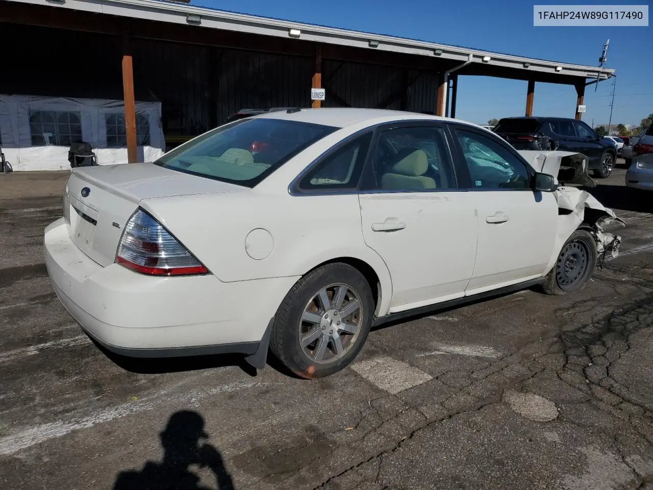 1FAHP24W89G117490 2009 Ford Taurus