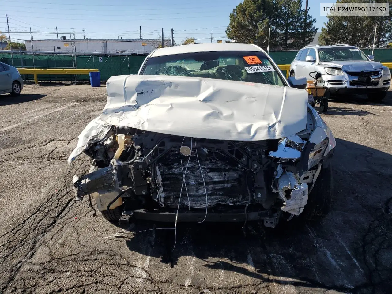 1FAHP24W89G117490 2009 Ford Taurus