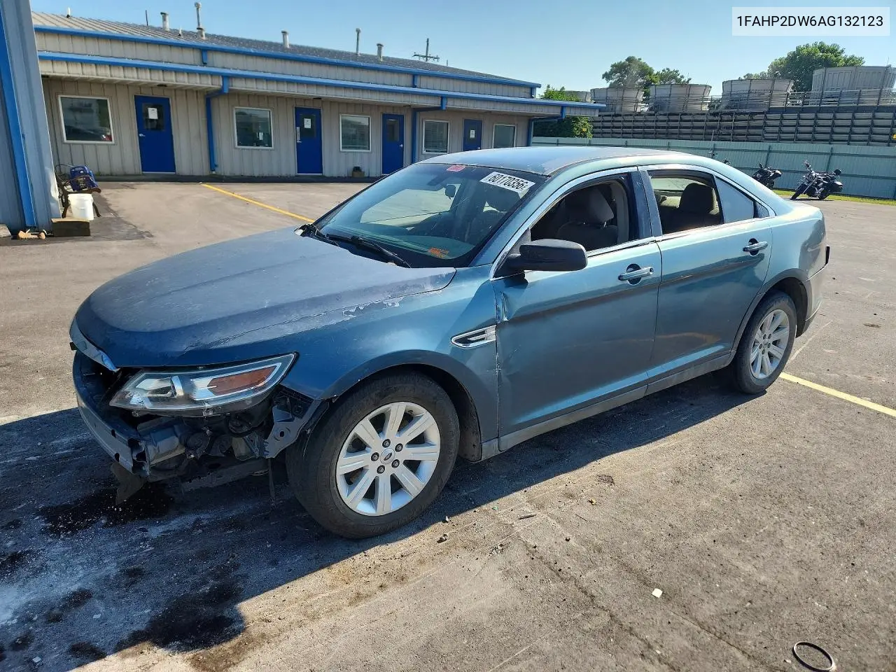 2010 Ford Taurus Se VIN: 1FAHP2DW6AG132123 Lot: 60170356