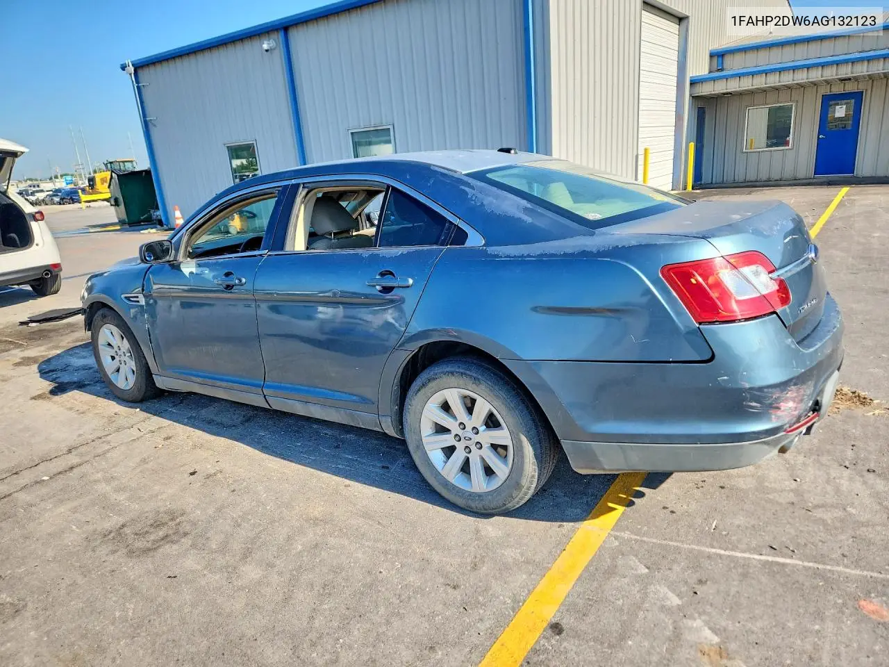 2010 Ford Taurus Se VIN: 1FAHP2DW6AG132123 Lot: 60170356