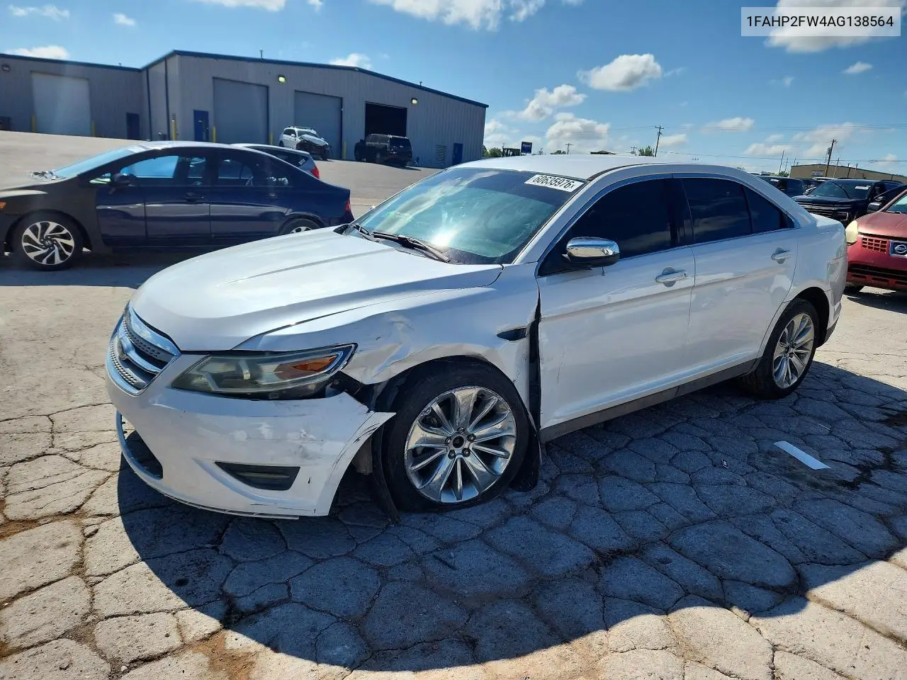 2010 Ford Taurus Limited VIN: 1FAHP2FW4AG138564 Lot: 60635976